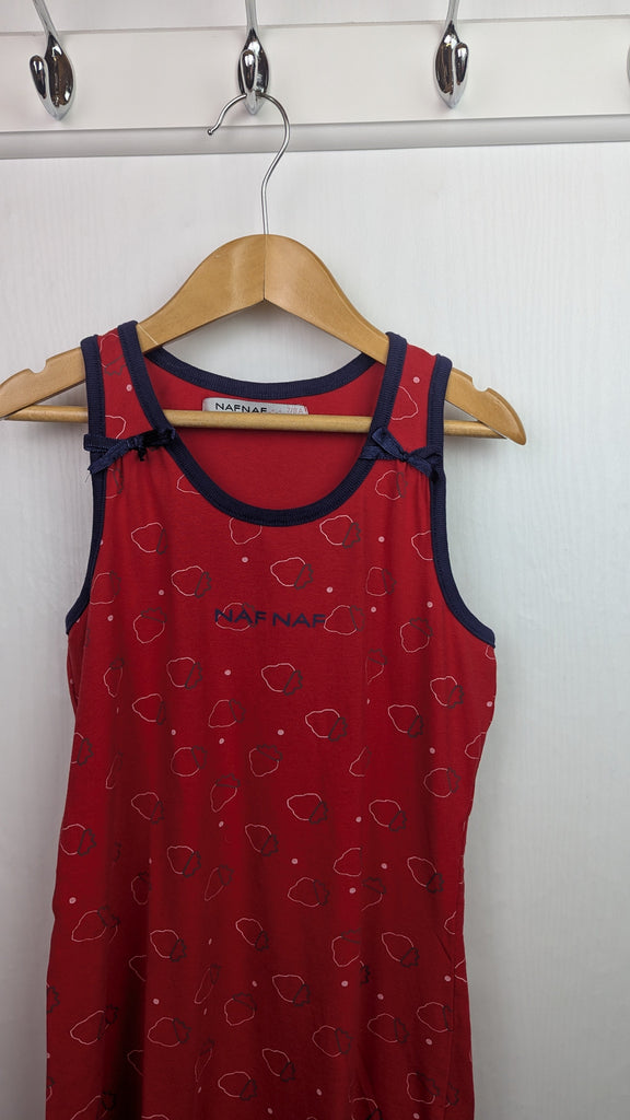 Nafnaf Red Strawberry Nightie - Girls 7-8 Years Nafnaf Used, Preloved, Preworn Baby, Girls & Boys Clothes. Kids & Children's second hand Clothing UK Online. Cheap affordable. Brands including Next, Joules, Nutmeg Morrisons, TU, F&F, H&M.