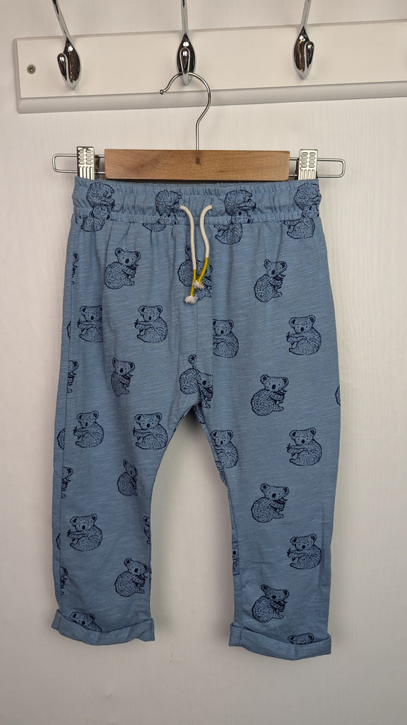 NEW Boden Blue Koala Joggers - Boys 2-3 Years Little Ones Preloved Used, Preloved, Preworn & Second Hand Baby, Kids & Children's Clothing UK Online. Cheap affordable. Brands including Next, Joules, Nutmeg Morrisons, TU, F&F, H&M.