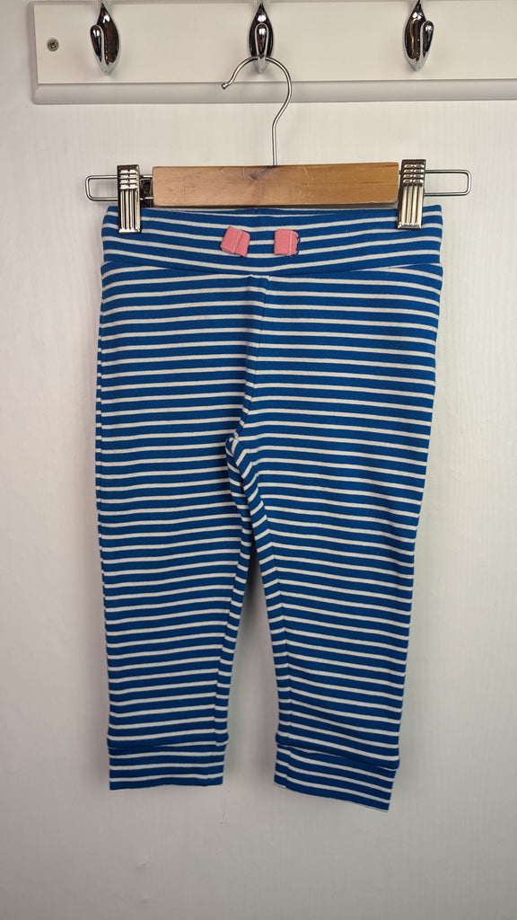 NEW Boden Blue Striped Leggings - Girls 18-24 Months Little Ones Preloved Used, Preloved, Preworn & Second Hand Baby, Kids & Children's Clothing UK Online. Cheap affordable. Brands including Next, Joules, Nutmeg Morrisons, TU, F&F, H&M.