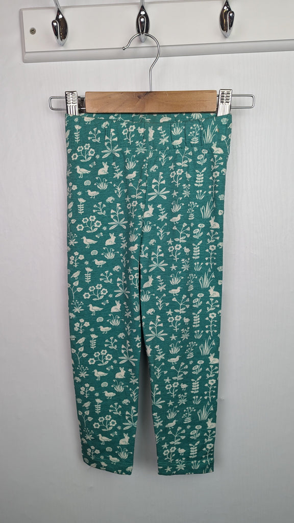 NEW Boden Green Floral Leggings - Girls 2-3 Years Little Ones Preloved Used, Preloved, Preworn & Second Hand Baby, Kids & Children's Clothing UK Online. Cheap affordable. Brands including Next, Joules, Nutmeg Morrisons, TU, F&F, H&M.