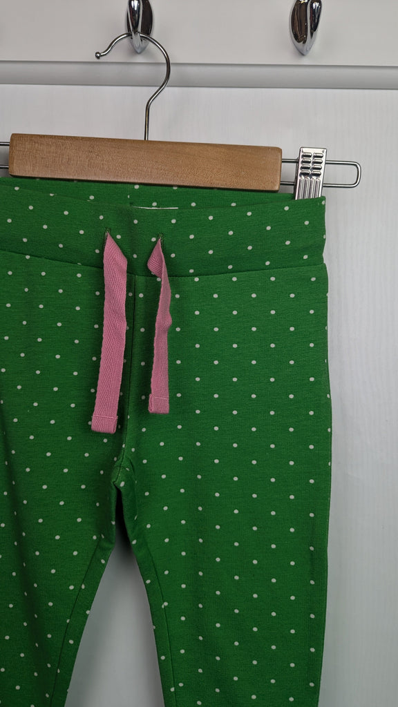 NEW Boden Green Spotty Leggings - Girls 18-24 Months Little Ones Preloved Used, Preloved, Preworn Baby, Girls & Boys Clothes. Kids & Children's second hand Clothing UK Online. Cheap affordable. Brands including Next, Joules, Nutmeg Morrisons, TU, F&F, H&M.