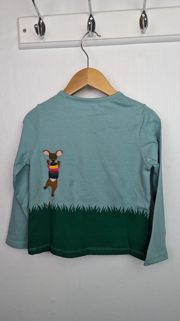 NEW Boden Kangaroo Long Sleeve Top - Girls 2-3 Years Little Ones Preloved Used, Preloved, Preworn Baby, Girls & Boys Clothes. Kids & Children's second hand Clothing UK Online. Cheap affordable. Brands including Next, Joules, Nutmeg Morrisons, TU, F&F, H&M.