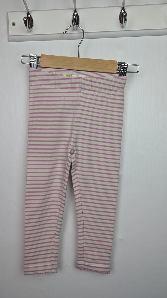 NEW Boden Purple Striped Leggings - Girls 18-24 Months Little Ones Preloved Used, Preloved, Preworn & Second Hand Baby, Kids & Children's Clothing UK Online. Cheap affordable. Brands including Next, Joules, Nutmeg Morrisons, TU, F&F, H&M.