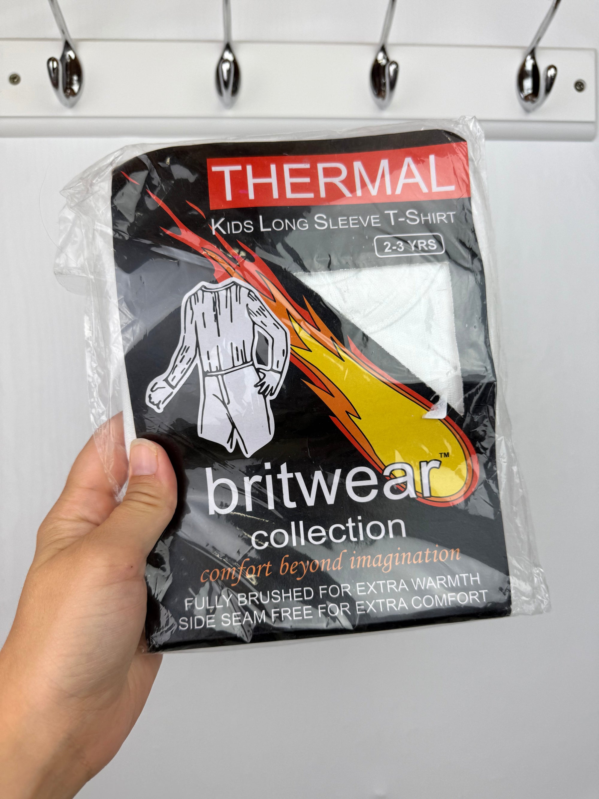 NEW Britwear Thermal Long Sleeve Top - Unisex 2 - 3 Years - Little Ones Preloved. Second Hand Children's & Preloved Baby, Kids, Girls & Boys Clothes. UK online