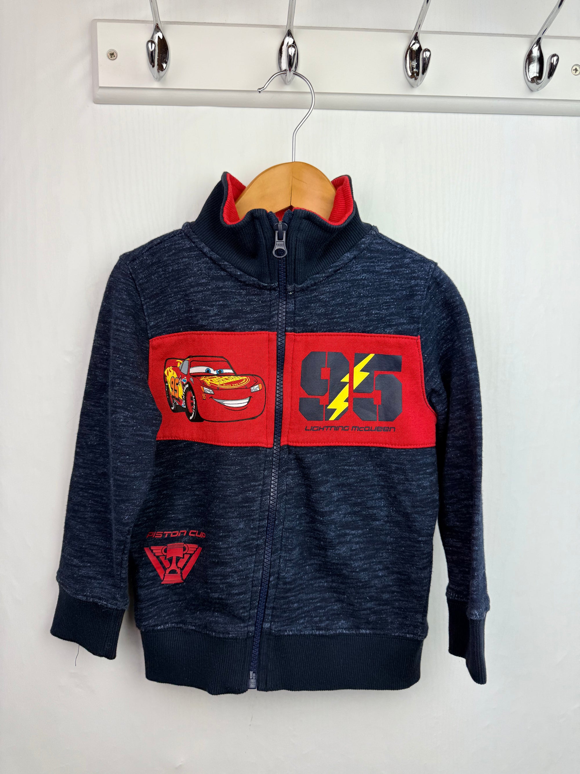NEW C&A Disney Cars Zipped Sweater - Boys 4 Years - Little Ones Preloved. Second Hand Children's & Preloved Baby, Kids, Girls & Boys Clothes. UK online