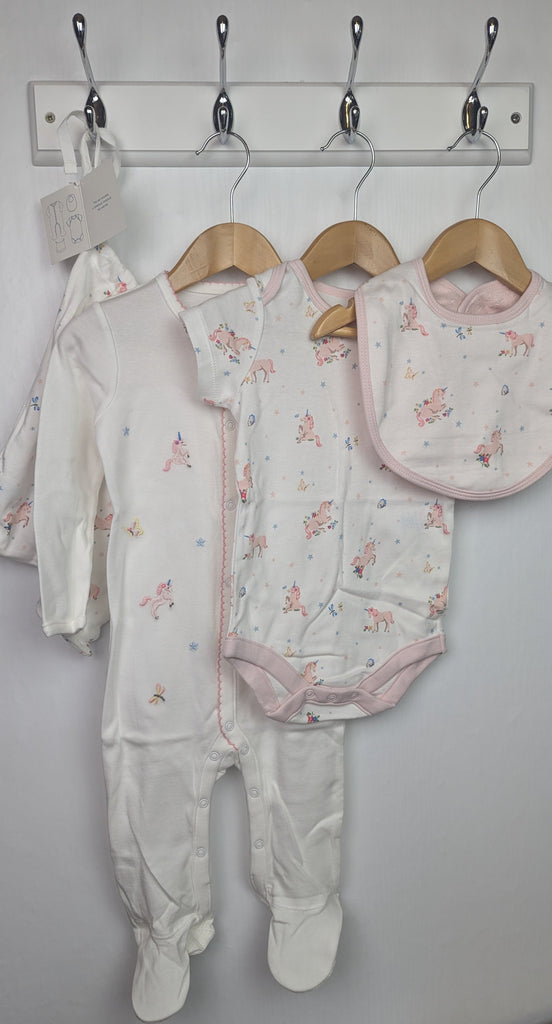 NEW Cath Kids Floral Unicorns Baby Set - Girls 12-18 Months Cath Kidston Used, Preloved, Preworn & Second Hand Baby, Kids & Children's Clothing UK Online. Cheap affordable. Brands including Next, Joules, Nutmeg Morrisons, TU, F&F, H&M.