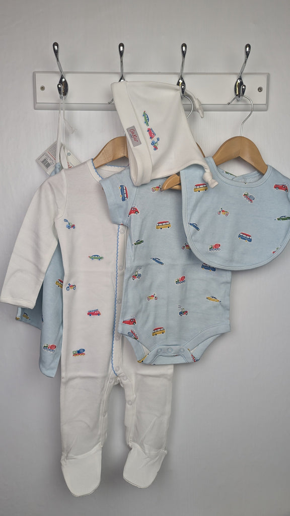 NEW Cath Kids Vehicles Baby Set - Boys 18-24 Months Cath Kidston Used, Preloved, Preworn & Second Hand Baby, Kids & Children's Clothing UK Online. Cheap affordable. Brands including Next, Joules, Nutmeg Morrisons, TU, F&F, H&M.