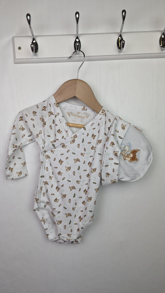 NEW Disney Bambi Bodysuit & Hat - Girls 3-6 Months Disney Used, Preloved, Preworn & Second Hand Baby, Kids & Children's Clothing UK Online. Cheap affordable. Brands including Next, Joules, Nutmeg Morrisons, TU, F&F, H&M.