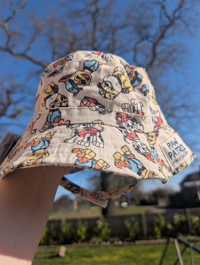 NEW Ex-M*S Paw Patrol Bucket Hat - Unisex 18-36 Months Little Ones Preloved Used, Preloved, Preworn Baby, Girls & Boys Clothes. Kids & Children's second hand Clothing UK Online. Cheap affordable. Brands including Next, Joules, Nutmeg Morrisons, TU, F&F, H&M.