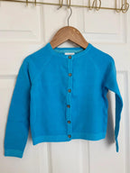 NEW Ex - Next Fine Knit Blue Cardigan - Girls 3 Years - Little Ones Preloved. Second Hand Children's & Preloved Baby, Kids, Girls & Boys Clothes. UK online