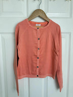 NEW Ex - Next Orange Fine knit Cardigan - Girls 8 Years - Little Ones Preloved. Second Hand Children's & Preloved Baby, Kids, Girls & Boys Clothes. UK online