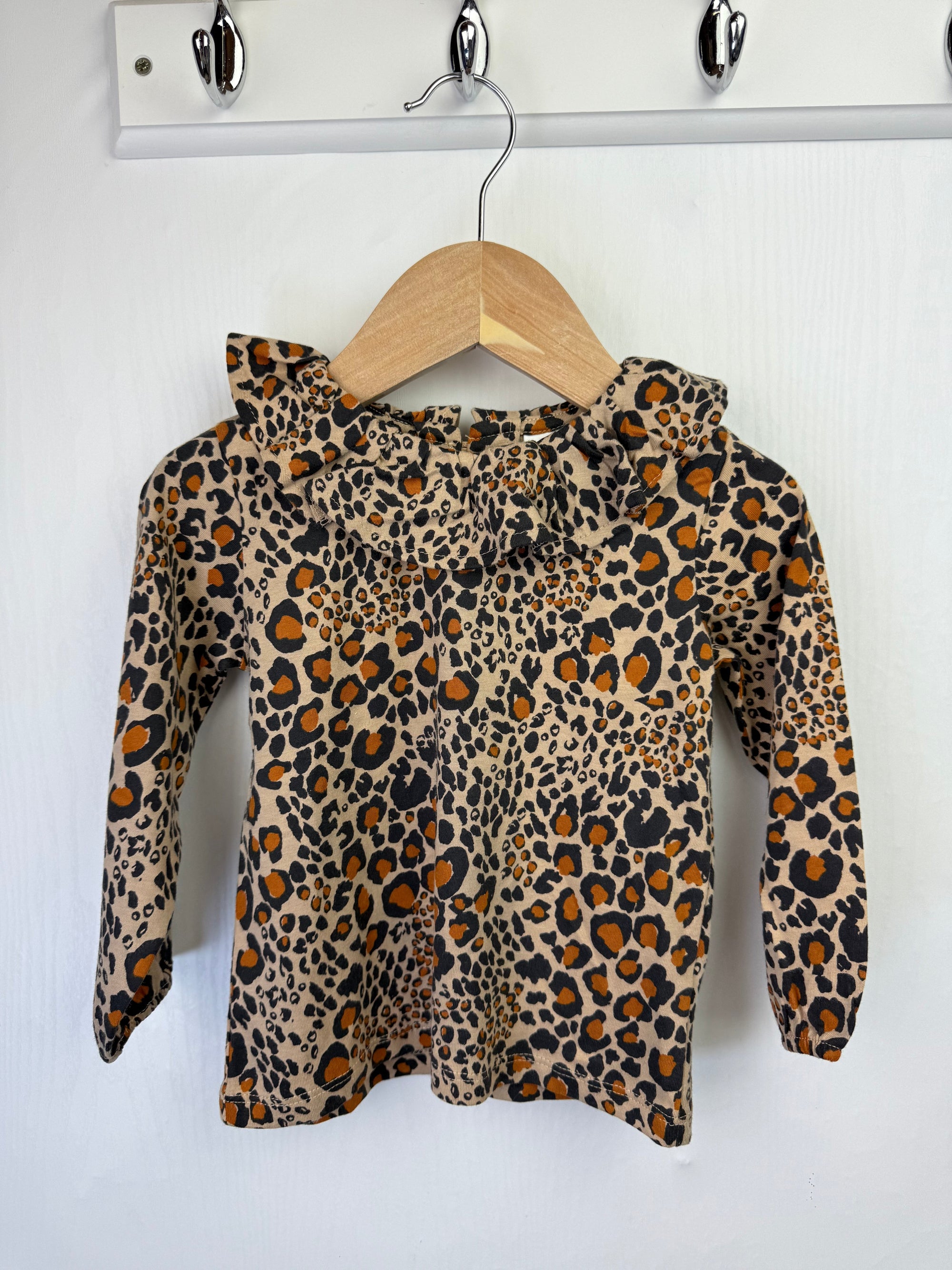 NEW Ex N*xt Animal Print Collared Top - Little Ones Preloved. Second Hand Children's & Preloved Baby, Kids, Girls & Boys Clothes. UK online