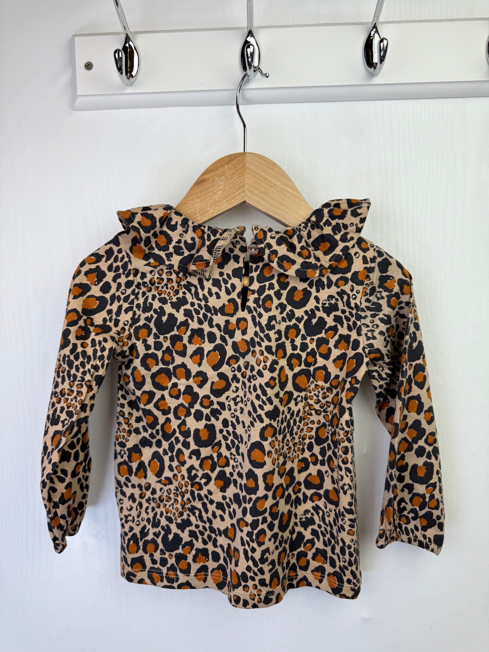 NEW Ex N*xt Animal Print Collared Top - Little Ones Preloved. Second Hand Children's & Preloved Baby, Kids, Girls & Boys Clothes. UK online
