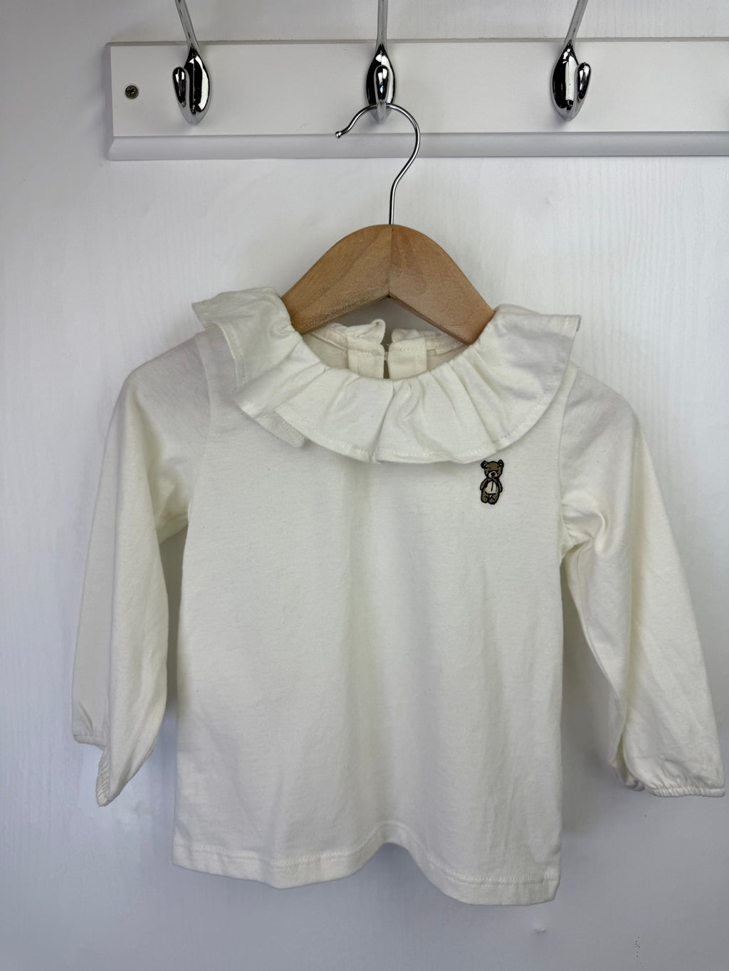 NEW Ex N*xt Cream Bear Long Sleeve Top - Little Ones Preloved. Second Hand Children's & Preloved Baby, Kids, Girls & Boys Clothes. UK online
