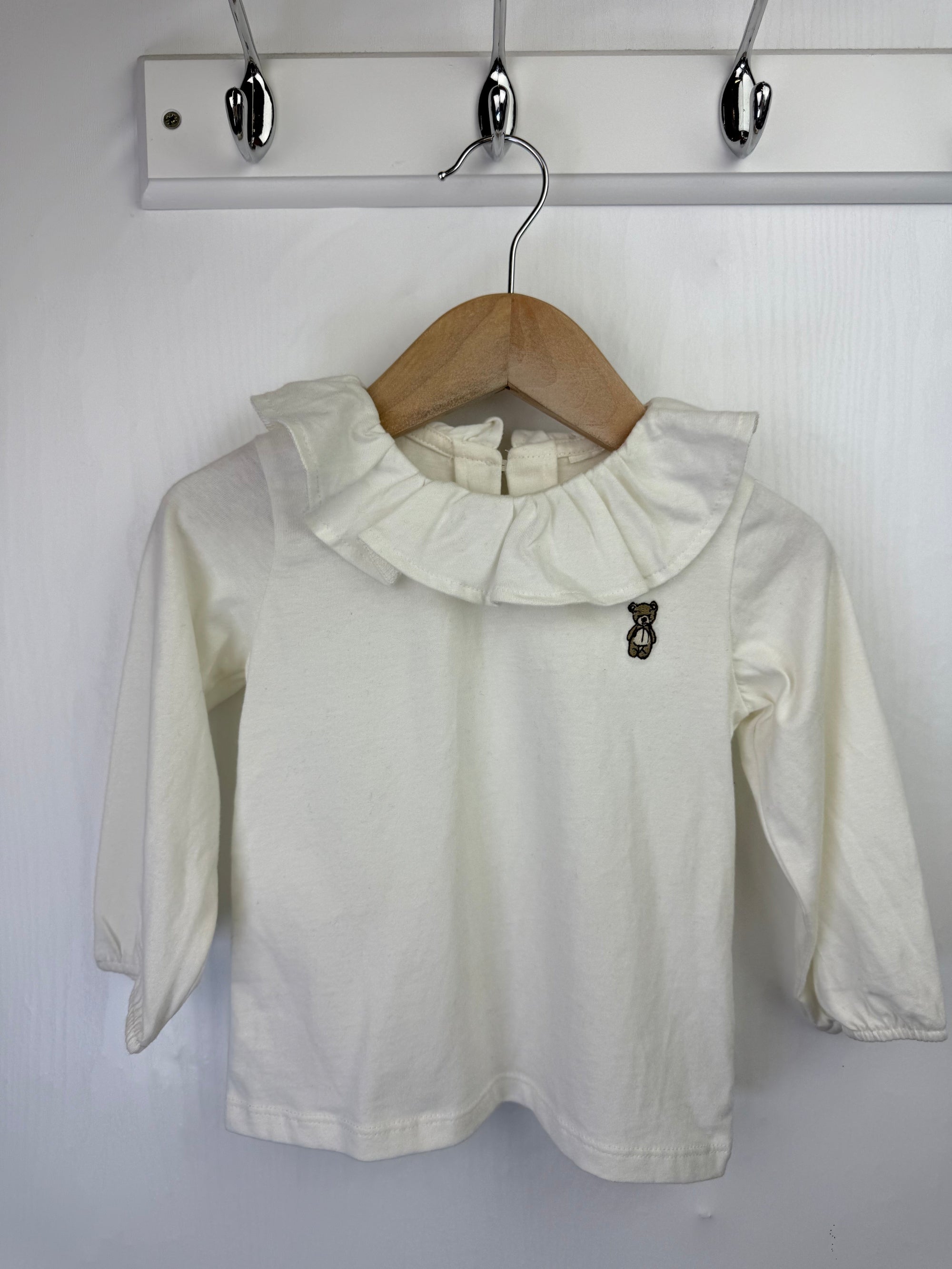 NEW Ex N*xt Cream Bear Long Sleeve Top - Little Ones Preloved. Second Hand Children's & Preloved Baby, Kids, Girls & Boys Clothes. UK online
