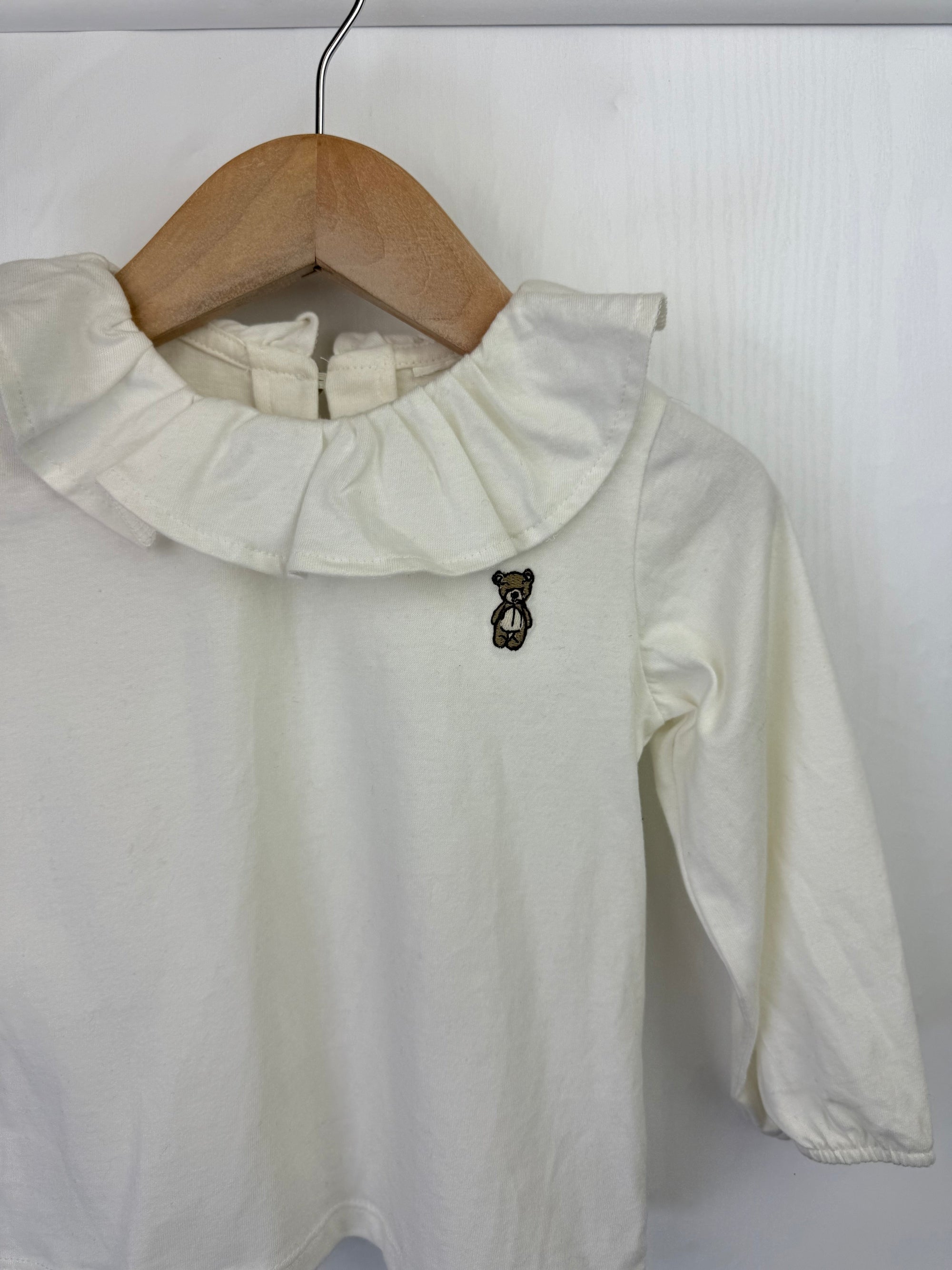 NEW Ex N*xt Cream Bear Long Sleeve Top - Little Ones Preloved. Second Hand Children's & Preloved Baby, Kids, Girls & Boys Clothes. UK online