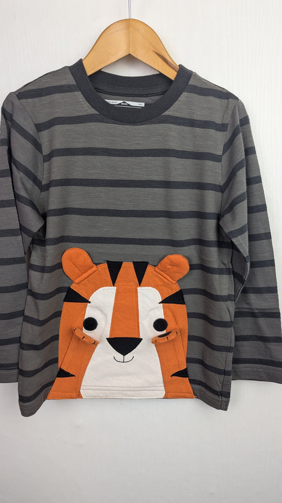 NEW Ex-N*xt Tiger Long Sleeve Top - Boys 12-18 Months Little Ones Preloved Used, Preloved, Preworn & Second Hand Baby, Kids & Children's Clothing UK Online. Cheap affordable. Brands including Next, Joules, Nutmeg Morrisons, TU, F&F, H&M.