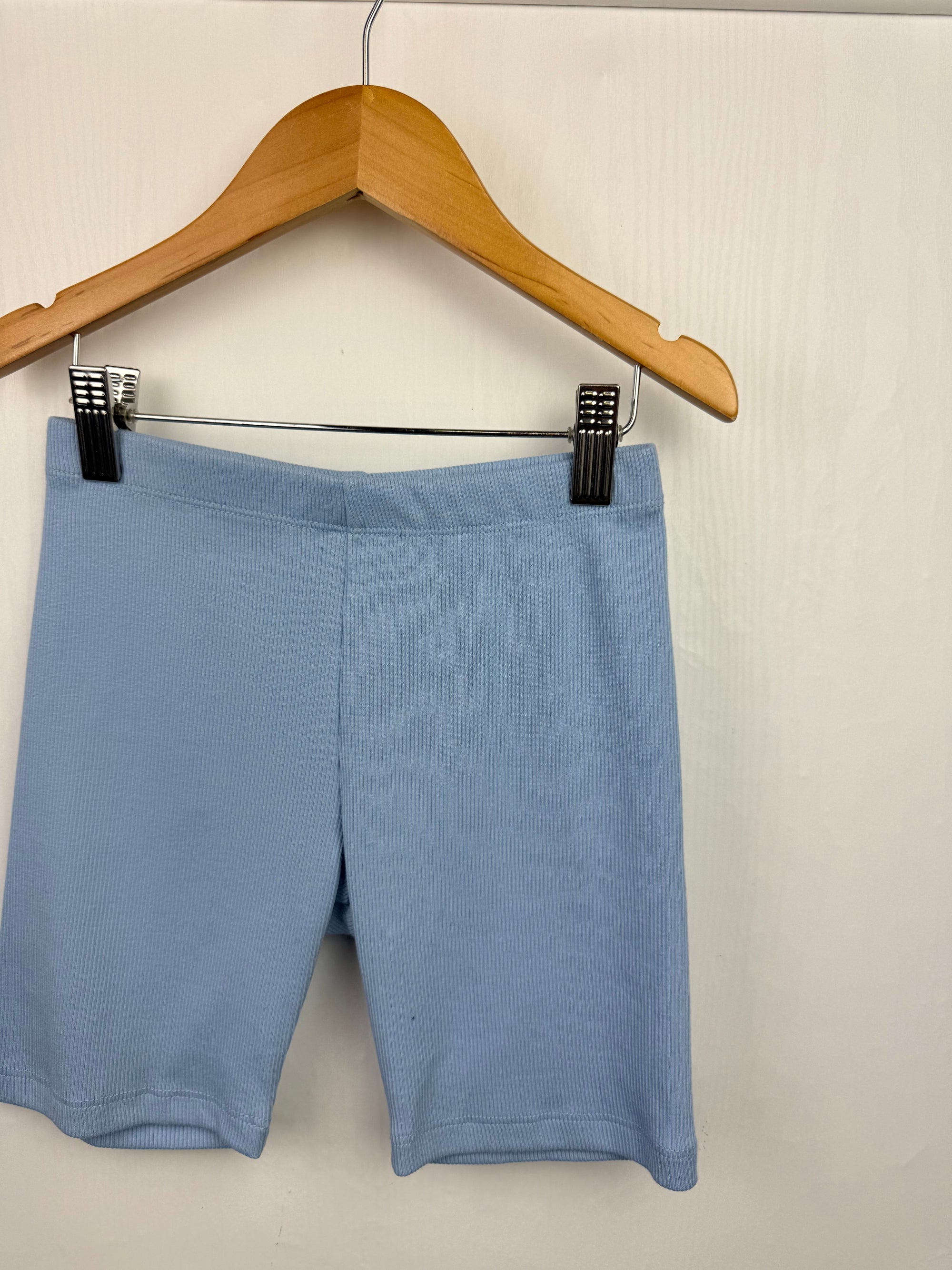 NEW F&F Blue Ribbed Shorts - Girls 8 - 9 Years - Little Ones Preloved. Second Hand Children's & Preloved Baby, Kids, Girls & Boys Clothes. UK online