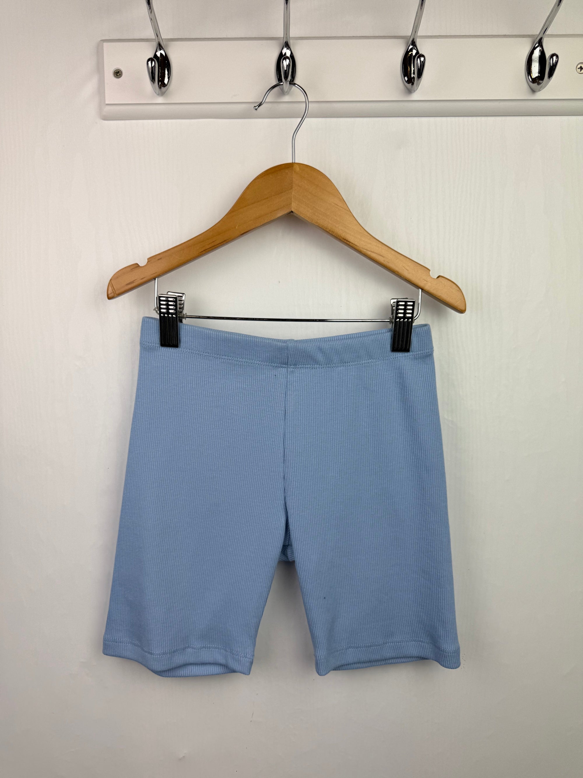 NEW F&F Blue Ribbed Shorts - Girls 8 - 9 Years - Little Ones Preloved. Second Hand Children's & Preloved Baby, Kids, Girls & Boys Clothes. UK online