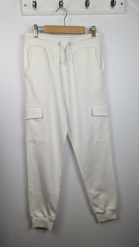 NEW F&F Cream Jogging Bottoms - Girls 11-12 Years Little Ones Preloved Used, Preloved, Preworn & Second Hand Baby, Kids & Children's Clothing UK Online. Cheap affordable. Brands including Next, Joules, Nutmeg Morrisons, TU, F&F, H&M.