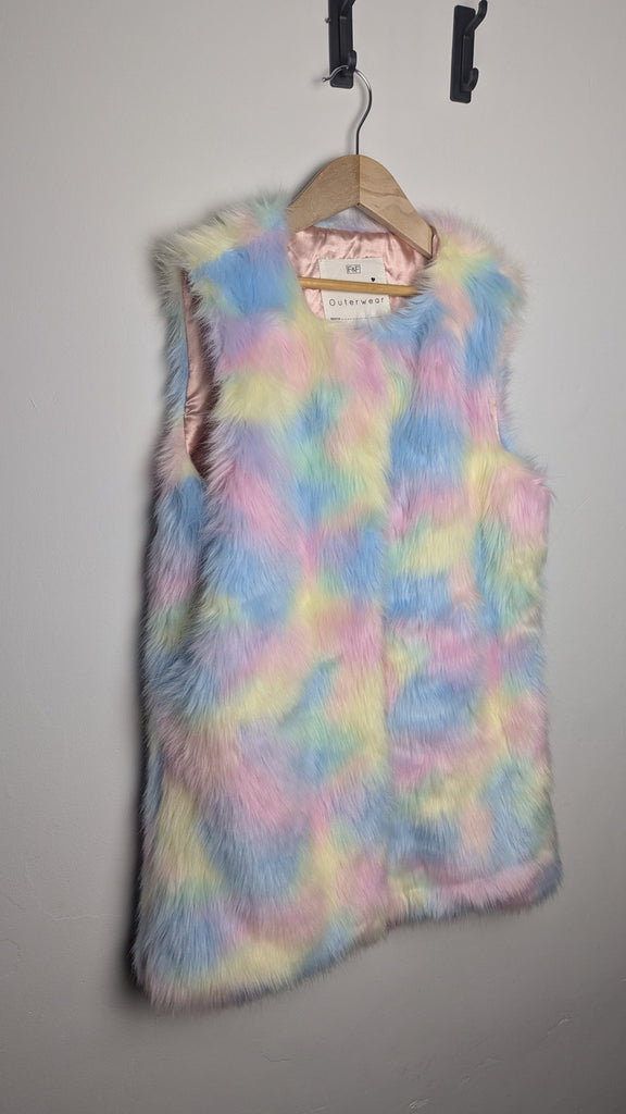 NEW F&F Pastel Fluffy Long Body Warmer - Girls 13-14 Years Little Ones Preloved Used, Preloved, Preworn Baby, Girls & Boys Clothes. Kids & Children's second hand Clothing UK Online. Cheap affordable. Brands including Next, Joules, Nutmeg Morrisons, TU, F&F, H&M.