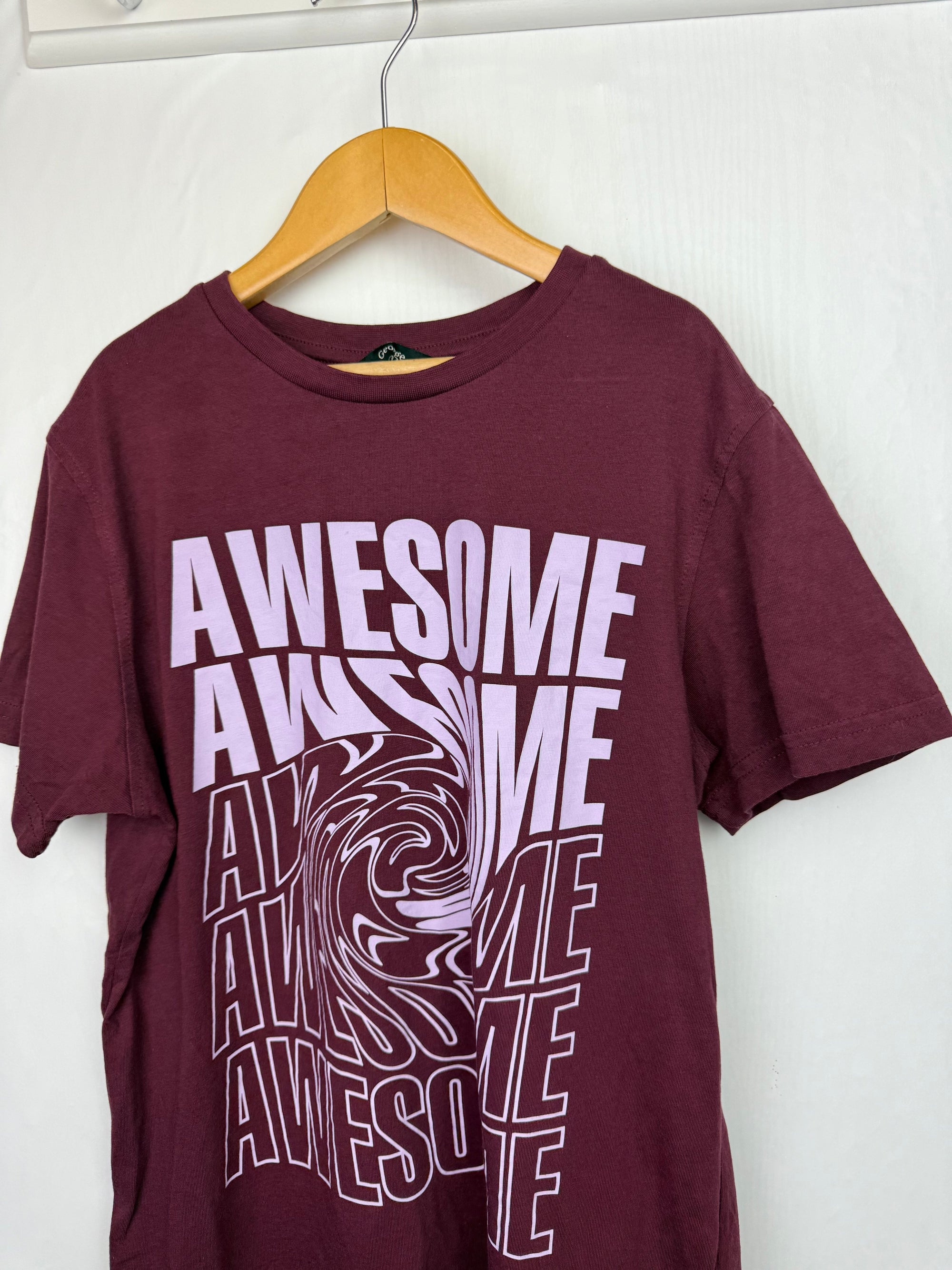 NEW George Burgundy Awesome Top - Boys 11 - 12 Years - Little Ones Preloved. Second Hand Children's & Preloved Baby, Kids, Girls & Boys Clothes. UK online