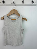 NEW George Grey Ribbed Vest Top - Girls 7 - 8 Years - Little Ones Preloved. Second Hand Children's & Preloved Baby, Kids, Girls & Boys Clothes. UK online