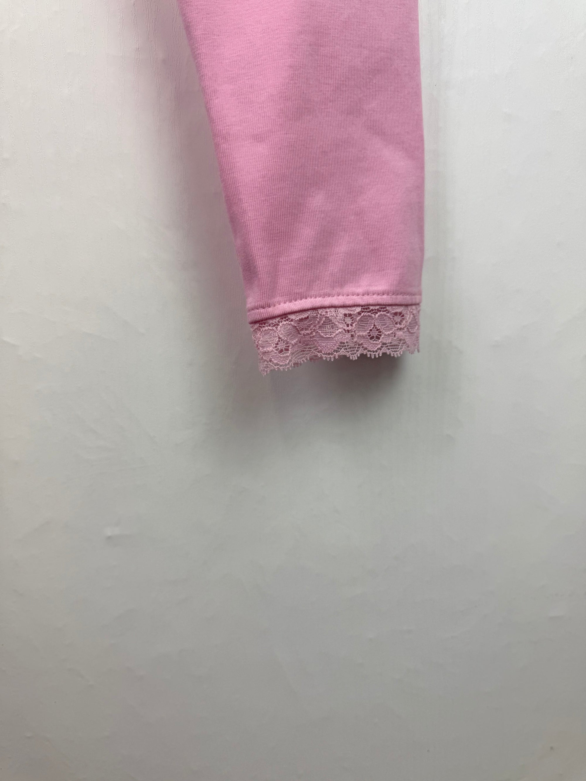 NEW George Pink Lace Trim Leggings - Girls 7 - 8 Years - Little Ones Preloved. Second Hand Children's & Preloved Baby, Kids, Girls & Boys Clothes. UK online
