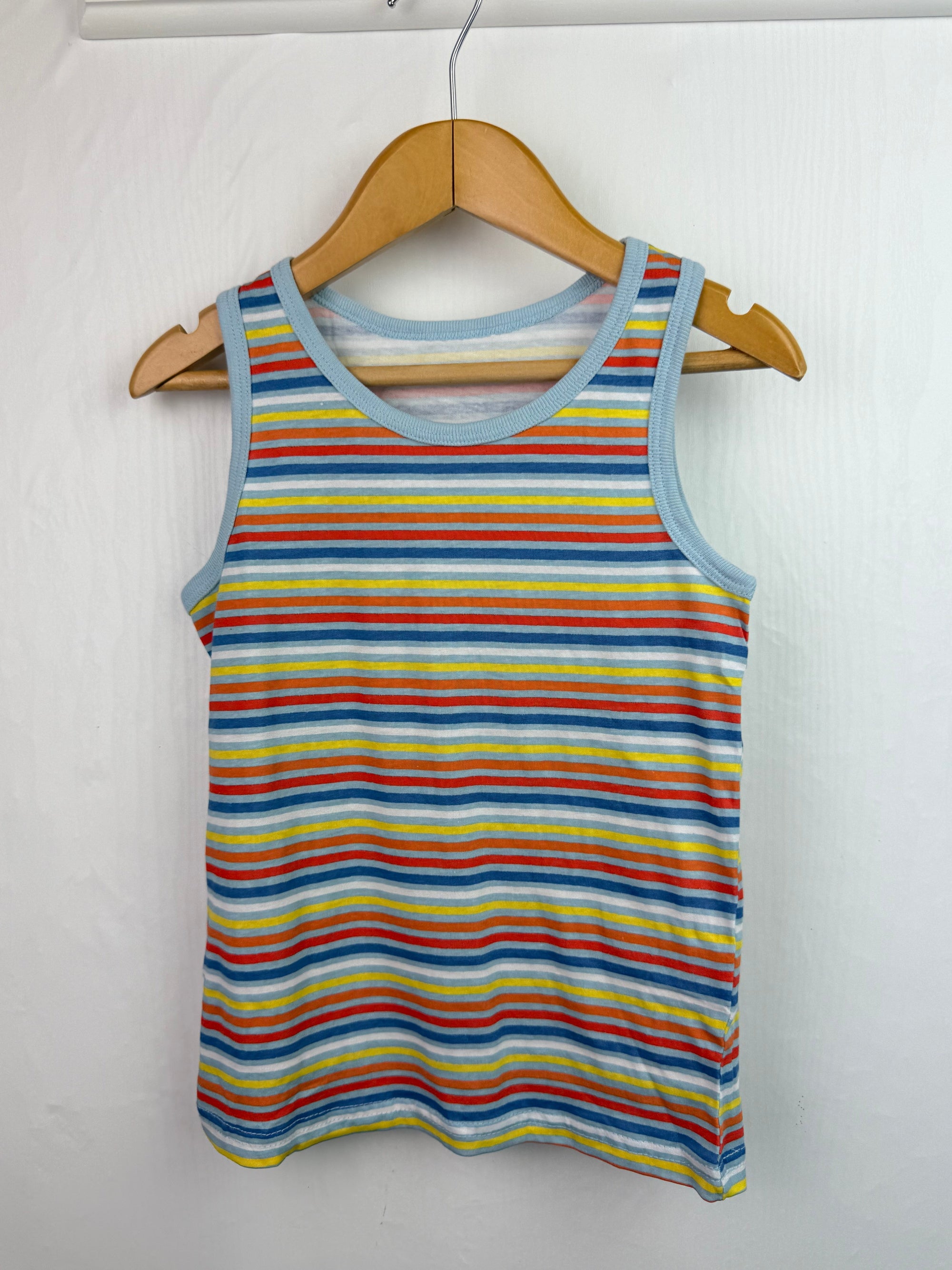 NEW George Striped Vest Top - Boys 4 - 5 Years - Little Ones Preloved. Second Hand Children's & Preloved Baby, Kids, Girls & Boys Clothes. UK online