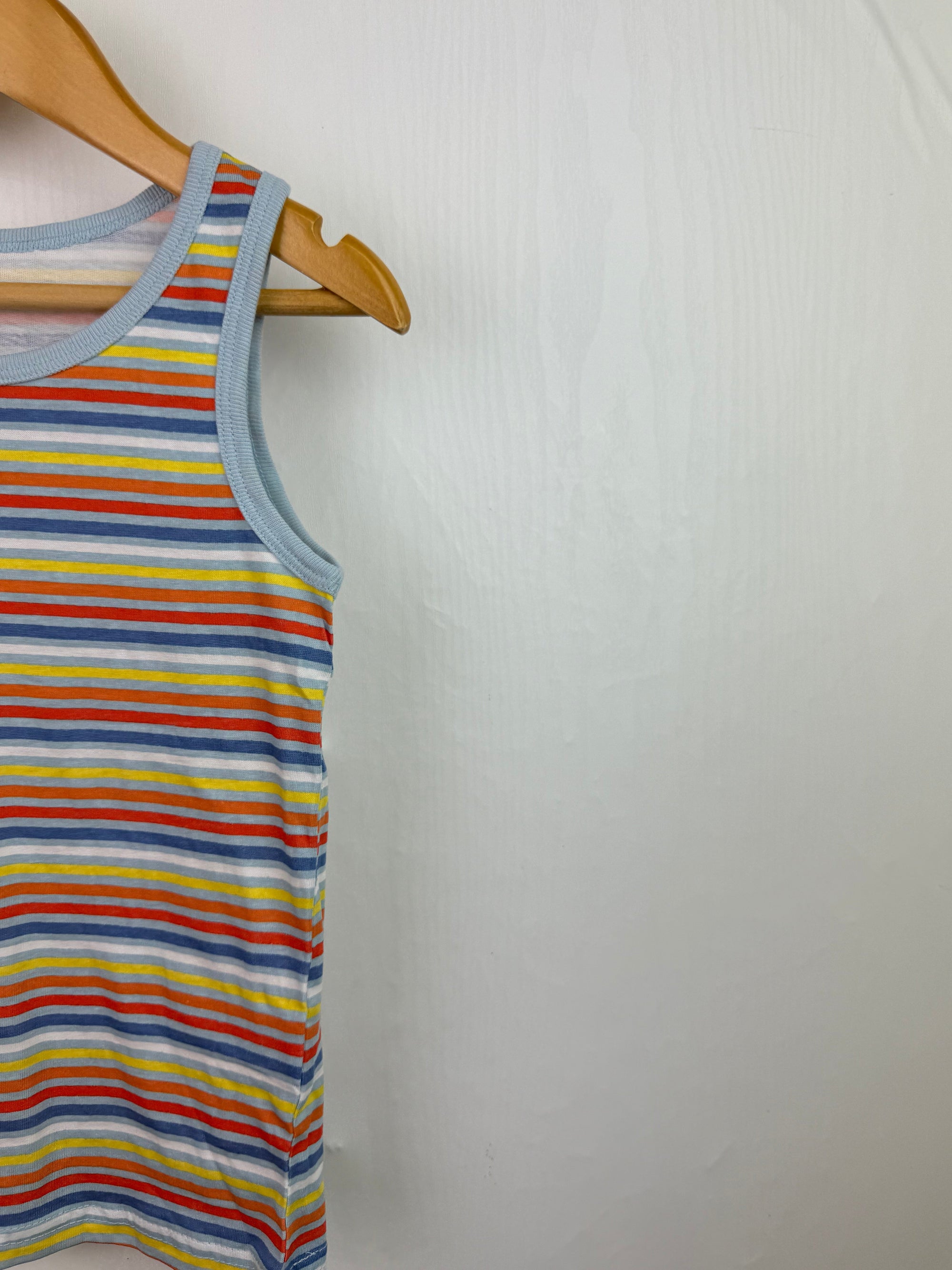NEW George Striped Vest Top - Boys 4 - 5 Years - Little Ones Preloved. Second Hand Children's & Preloved Baby, Kids, Girls & Boys Clothes. UK online