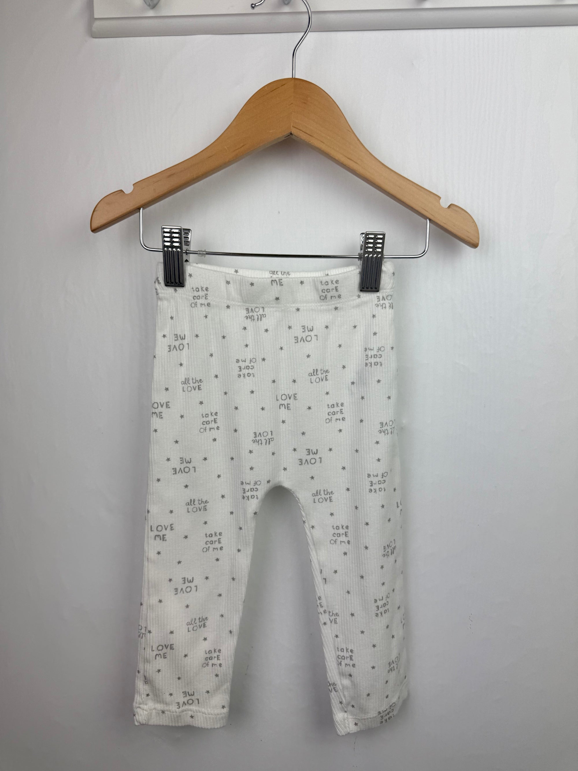 NEW George White Ribbed Leggings - Unisex 9 - 12 Months - Little Ones Preloved. Second Hand Children's & Preloved Baby, Kids, Girls & Boys Clothes. UK online