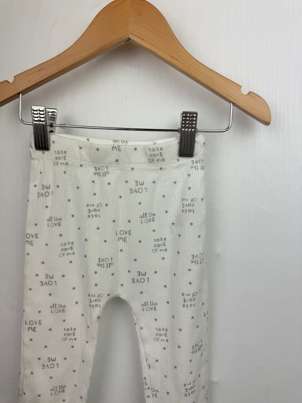 NEW George White Ribbed Leggings - Unisex 9 - 12 Months - Little Ones Preloved. Second Hand Children's & Preloved Baby, Kids, Girls & Boys Clothes. UK online