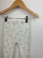 NEW George White Ribbed Leggings - Unisex 9 - 12 Months - Little Ones Preloved. Second Hand Children's & Preloved Baby, Kids, Girls & Boys Clothes. UK online