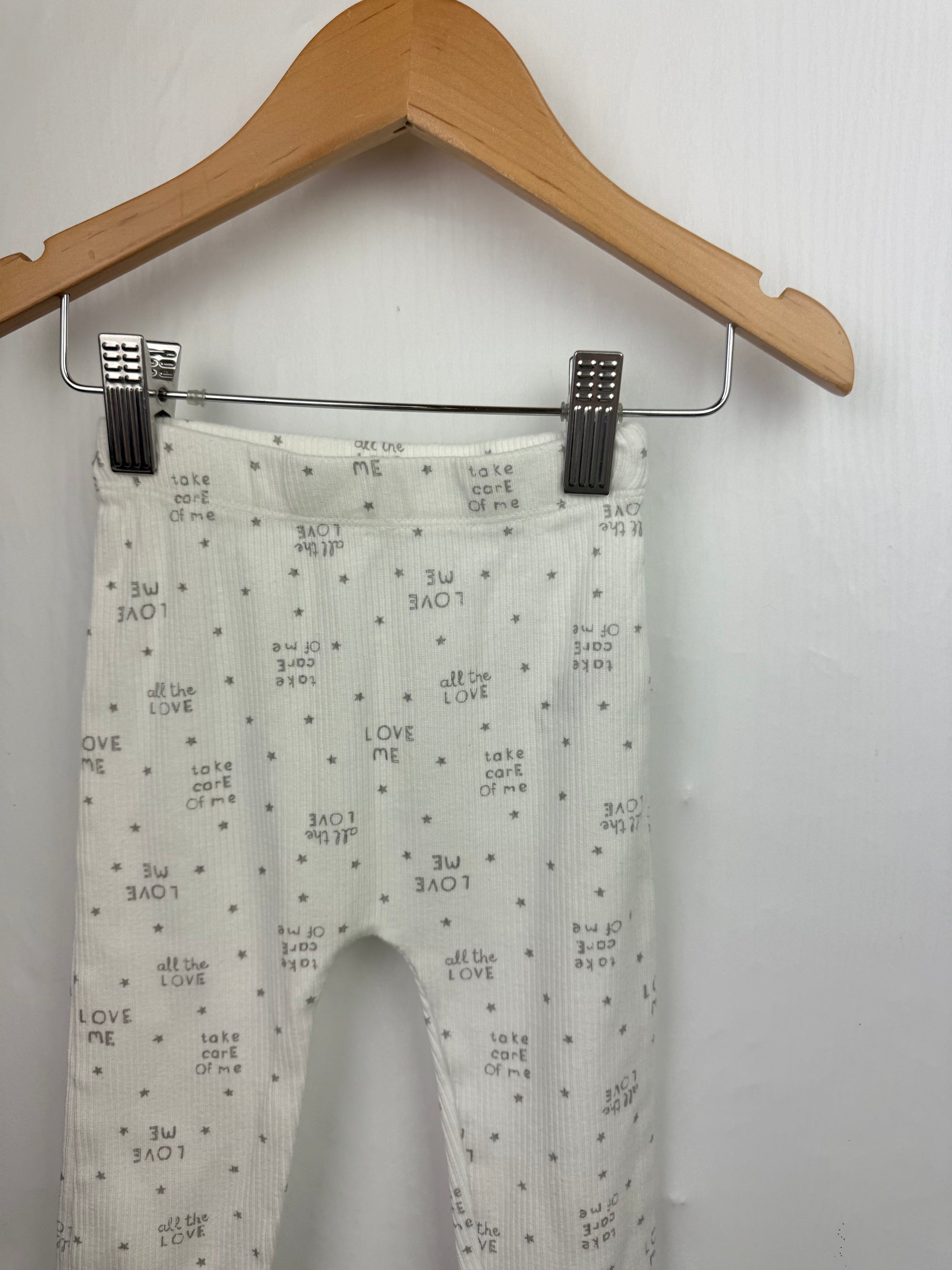 NEW George White Ribbed Leggings - Unisex 9 - 12 Months - Little Ones Preloved. Second Hand Children's & Preloved Baby, Kids, Girls & Boys Clothes. UK online