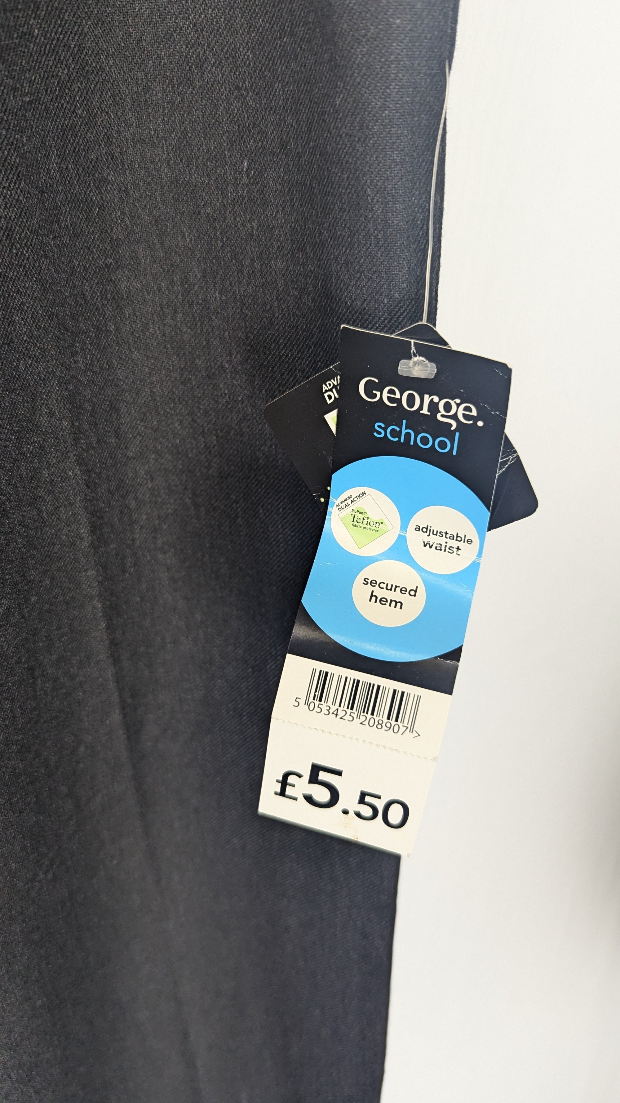 NEW Grey Straight Leg School Trousers - Boys 12 - 13 Years - Little Ones Preloved. Second Hand Children's & Preloved Baby, Kids, Girls & Boys Clothes. UK online