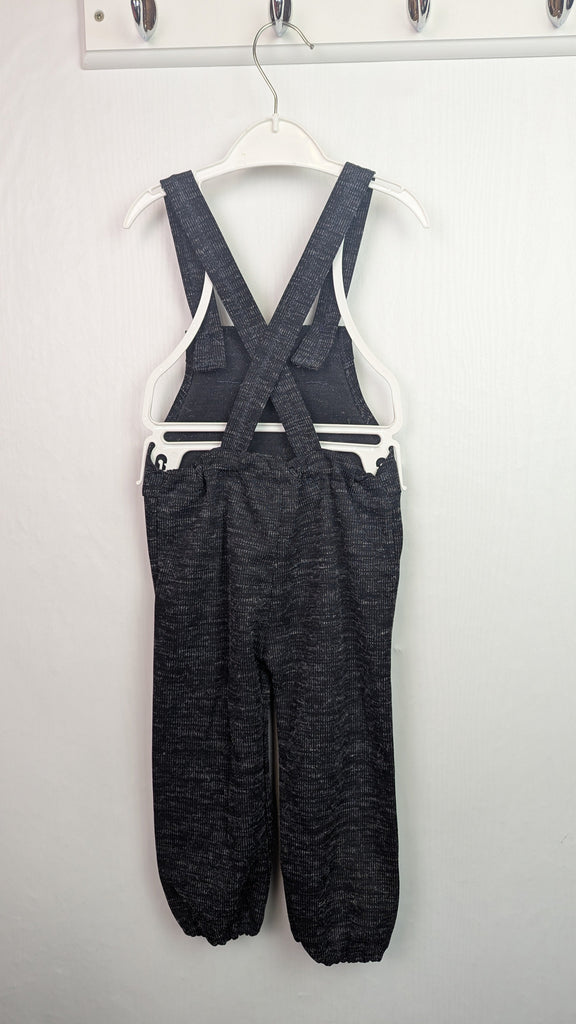 New Handmade Black/Grey Dungarees - Unisex 12 Months Little Ones Preloved Used, Preloved, Preworn & Second Hand Baby, Kids & Children's Clothing UK Online. Cheap affordable. Brands including Next, Joules, Nutmeg Morrisons, TU, F&F, H&M.