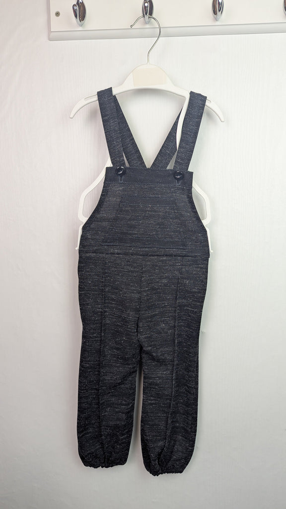 New Handmade Black/Grey Dungarees - Unisex 12 Months Little Ones Preloved Used, Preloved, Preworn & Second Hand Baby, Kids & Children's Clothing UK Online. Cheap affordable. Brands including Next, Joules, Nutmeg Morrisons, TU, F&F, H&M.