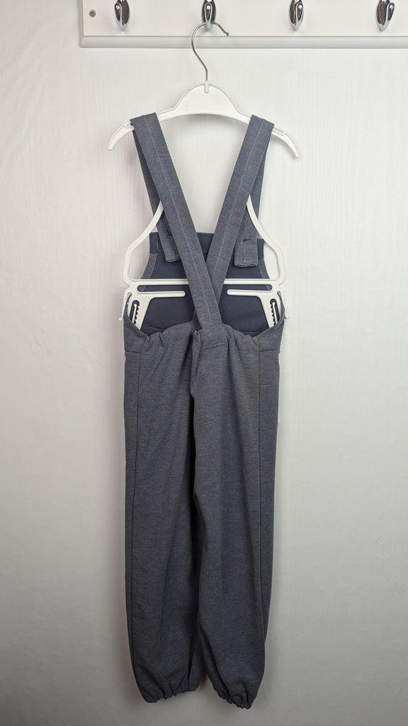 New Handmade Grey Dungarees - Unisex 18 Months Little Ones Preloved Used, Preloved, Preworn Baby, Girls & Boys Clothes. Kids & Children's second hand Clothing UK Online. Cheap affordable. Brands including Next, Joules, Nutmeg Morrisons, TU, F&F, H&M.