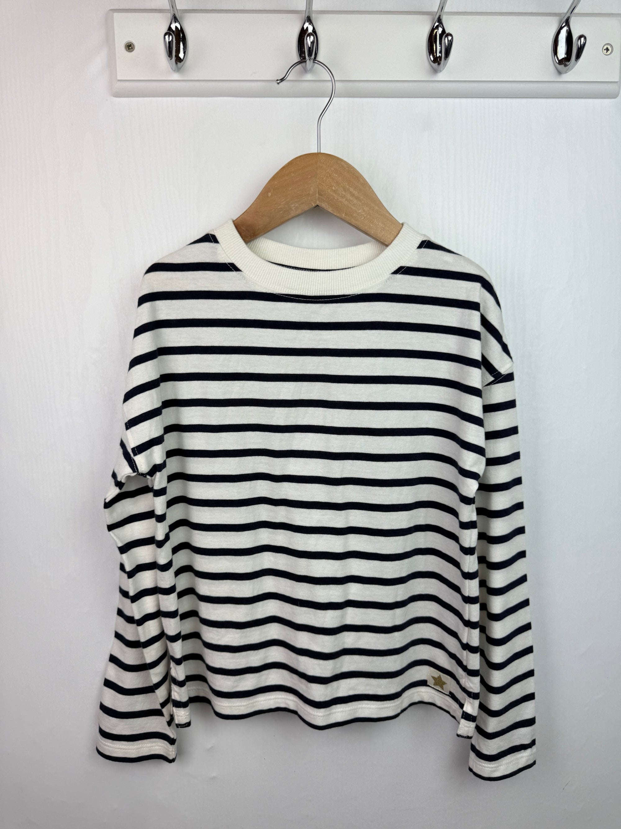 NEW John Lewis Striped Long Sleeve Top - Unisex 7 Years - Little Ones Preloved. Second Hand Children's & Preloved Baby, Kids, Girls & Boys Clothes. UK online
