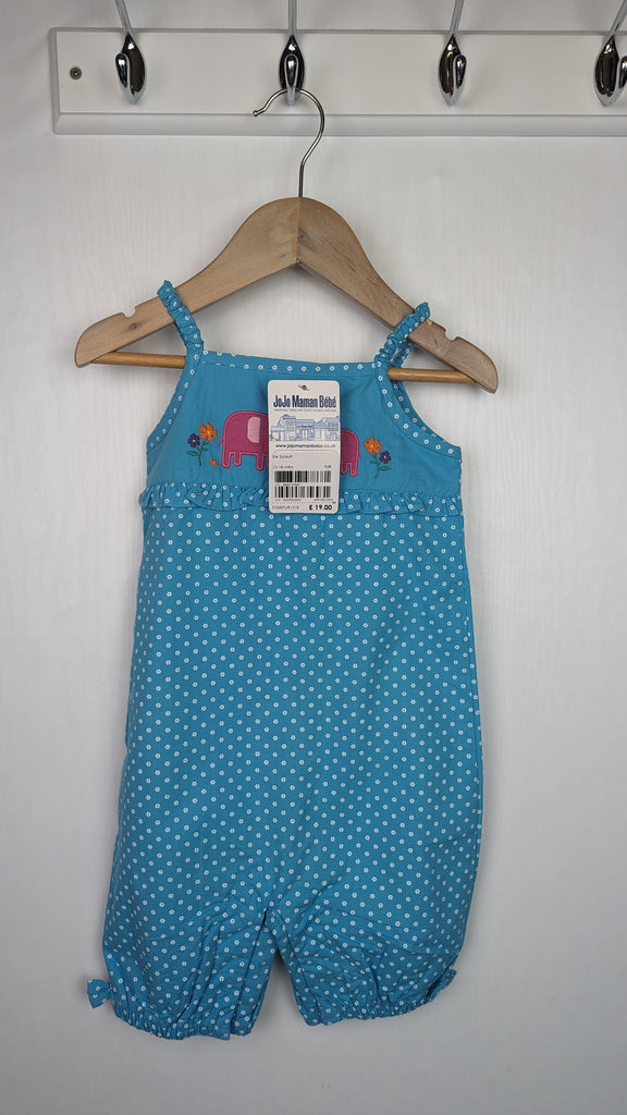 NEW Jojo Maman Bebe Elephant Sunsuit Romper - Girls 12-18 Months Jojo Maman Bebe Used, Preloved, Preworn & Second Hand Baby, Kids & Children's Clothing UK Online. Cheap affordable. Brands including Next, Joules, Nutmeg Morrisons, TU, F&F, H&M.