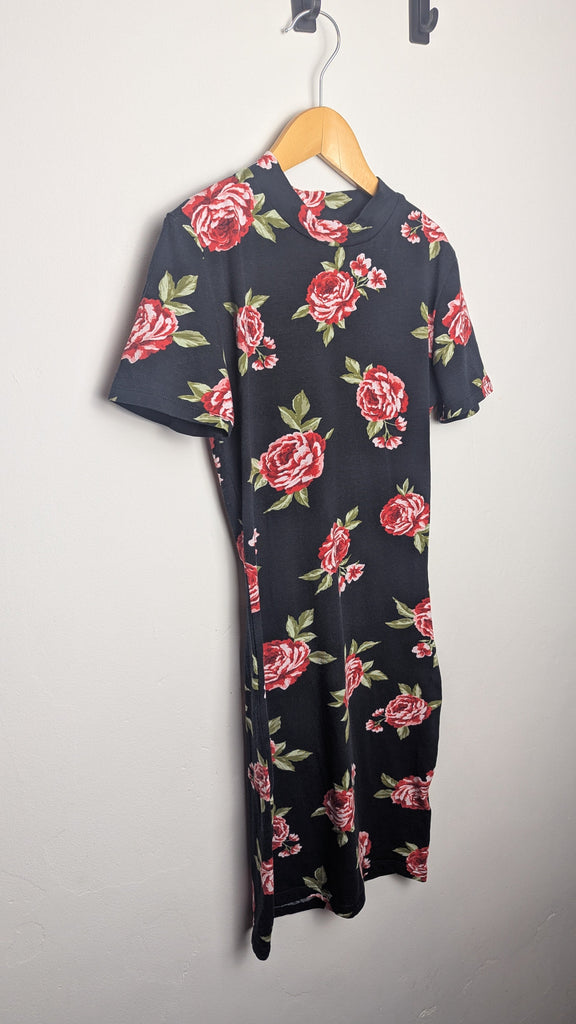 New Look Black Floral Dress - Girls 10-11 Years Little Ones Preloved Used, Preloved, Preworn & Second Hand Baby, Kids & Children's Clothing UK Online. Cheap affordable. Brands including Next, Joules, Nutmeg Morrisons, TU, F&F, H&M.