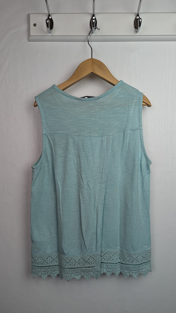 New Look Blue Mesh Top - Girls 11 Years Little Ones Preloved Used, Preloved, Preworn & Second Hand Baby, Kids & Children's Clothing UK Online. Cheap affordable. Brands including Next, Joules, Nutmeg Morrisons, TU, F&F, H&M.