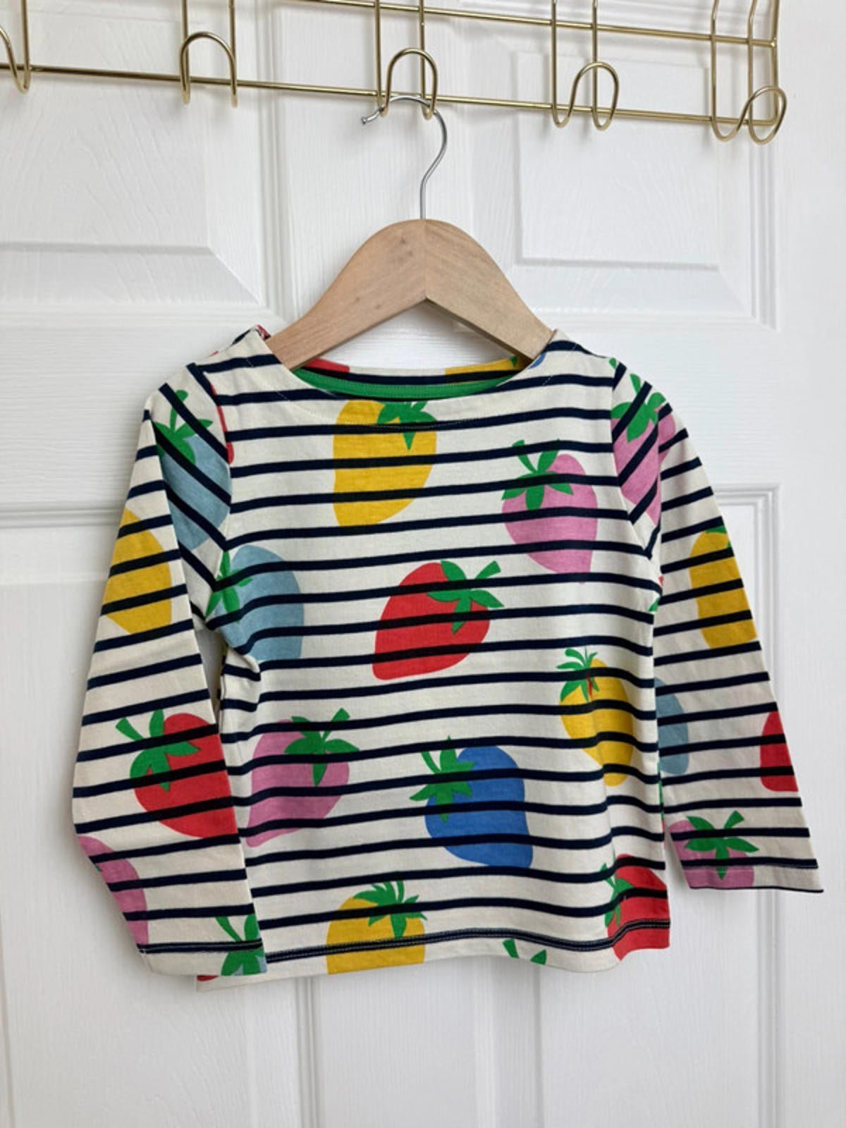 NEW Mini Boden Multi Strawberry Top - Girls 2 - 3 Years - Little Ones Preloved. Second Hand Children's & Preloved Baby, Kids, Girls & Boys Clothes. UK online