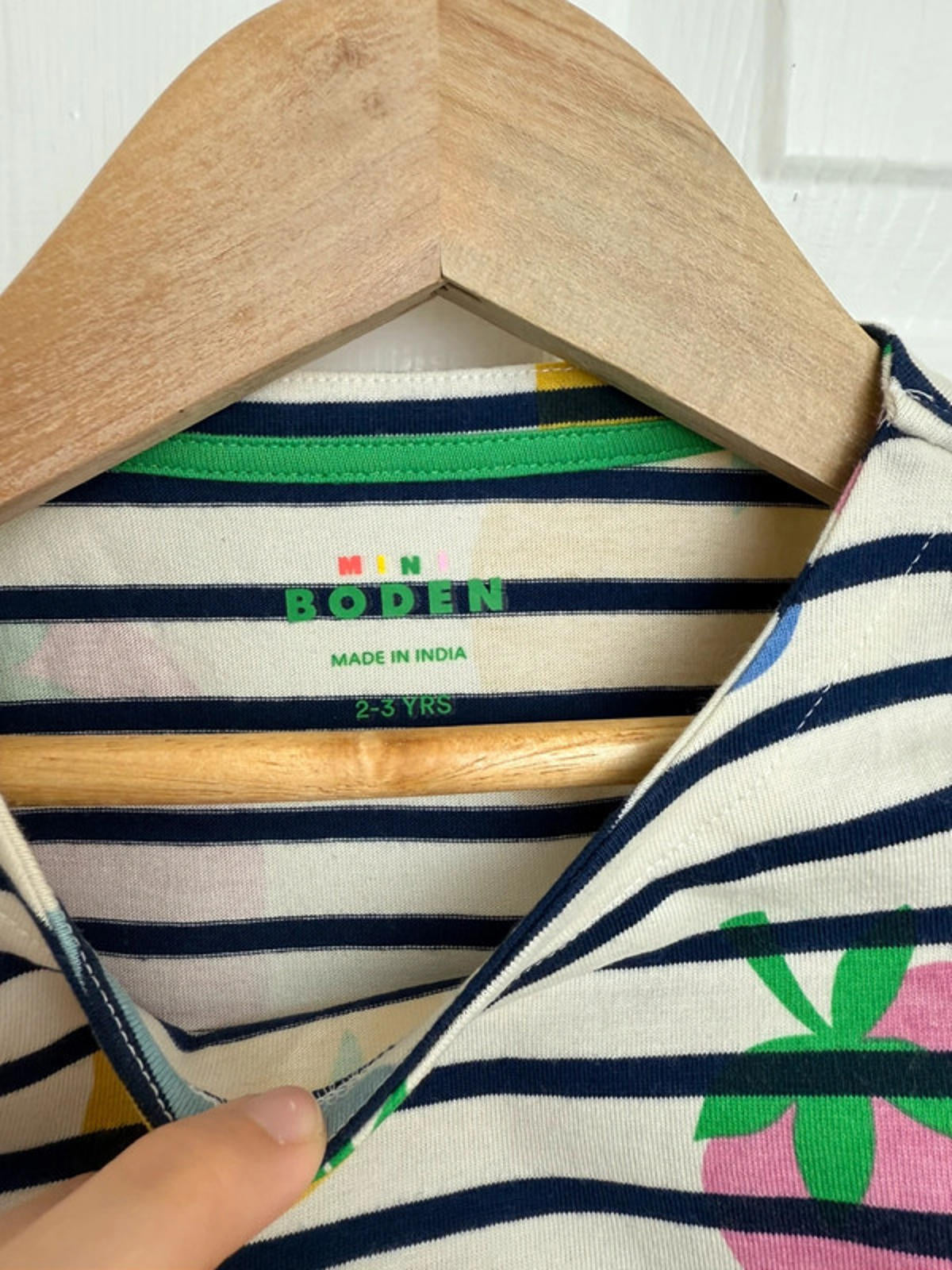 NEW Mini Boden Multi Strawberry Top - Girls 2 - 3 Years - Little Ones Preloved. Second Hand Children's & Preloved Baby, Kids, Girls & Boys Clothes. UK online
