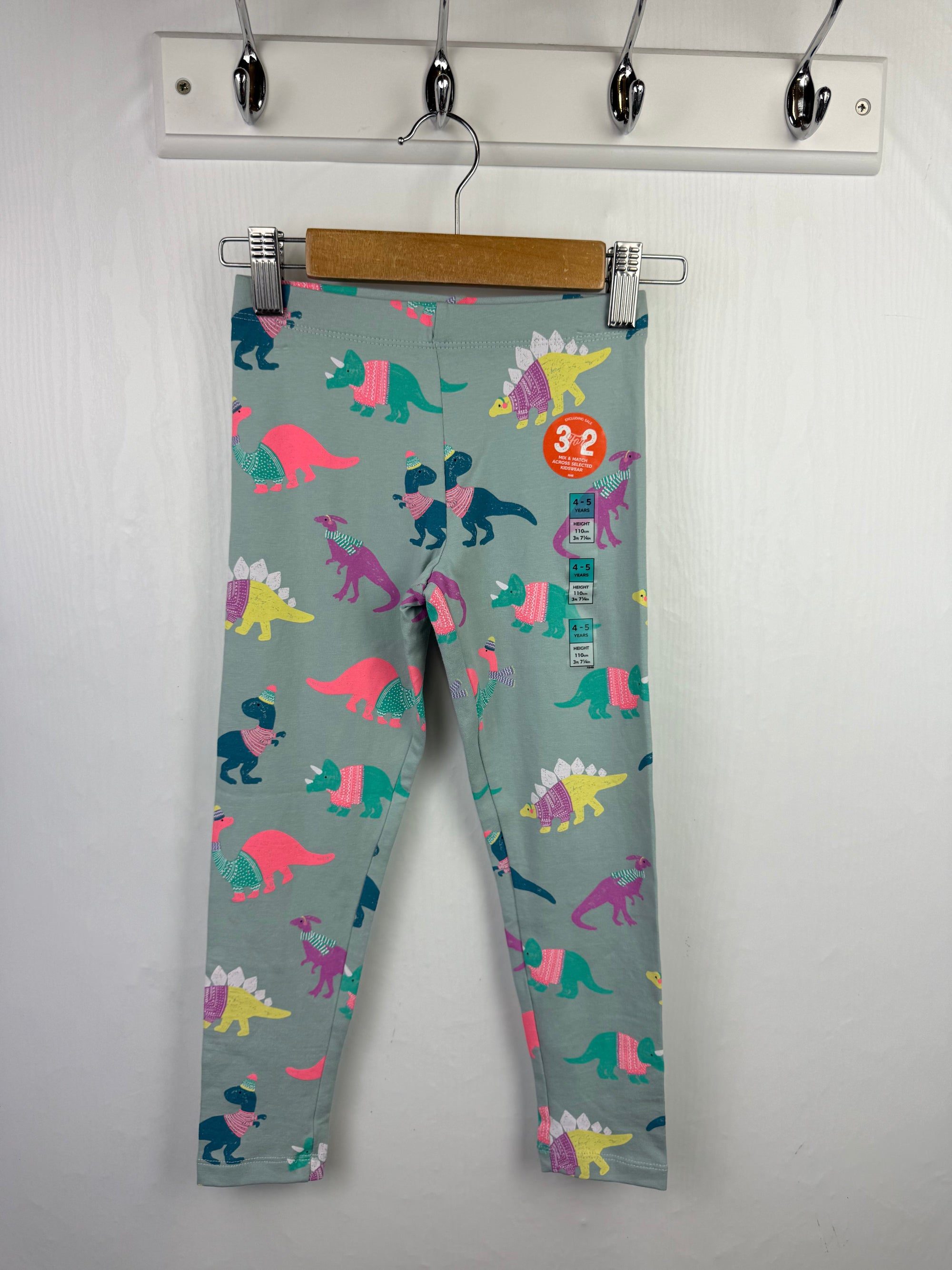 NEW M*S Dinosaur Leggings - Little Ones Preloved. Second Hand Children's & Preloved Baby, Kids, Girls & Boys Clothes. UK online