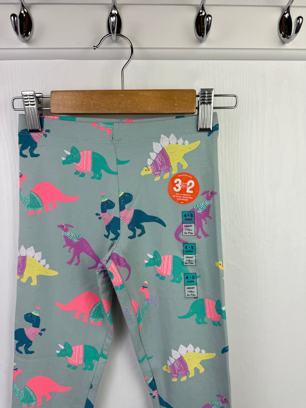 NEW M*S Dinosaur Leggings - Little Ones Preloved. Second Hand Children's & Preloved Baby, Kids, Girls & Boys Clothes. UK online