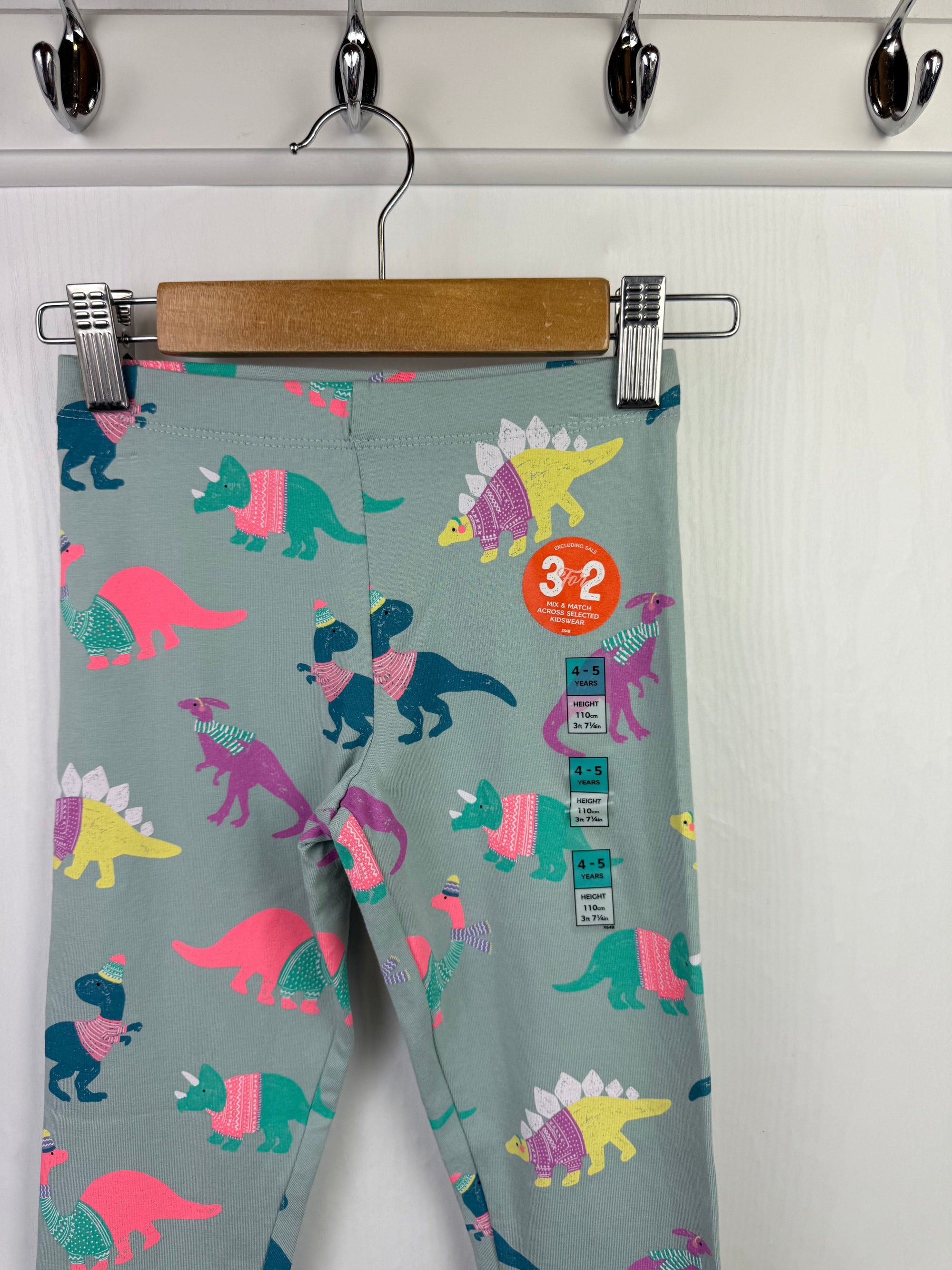 NEW M*S Dinosaur Leggings - Little Ones Preloved. Second Hand Children's & Preloved Baby, Kids, Girls & Boys Clothes. UK online