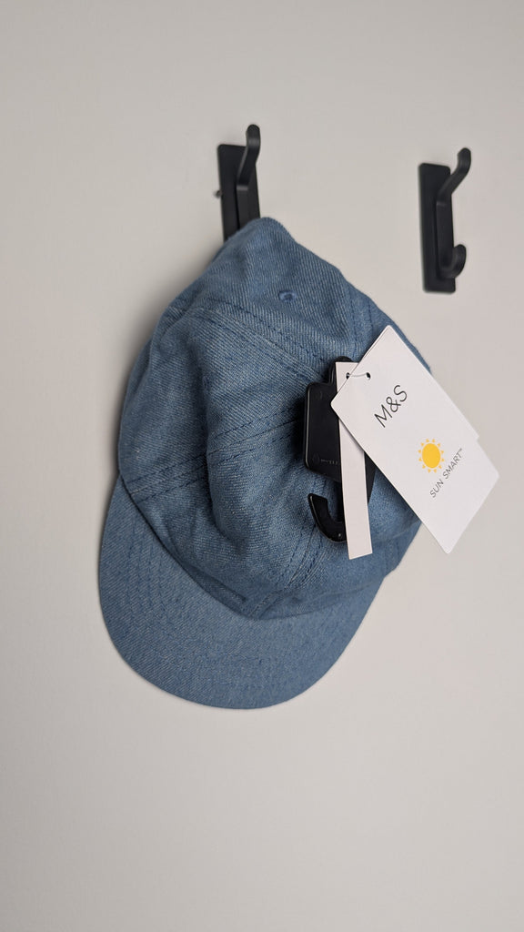 NEW M&S Plain Denim Kids Baseball Cap - Unisex 12-18 Months Little Ones Preloved Used, Preloved, Preworn & Second Hand Baby, Kids & Children's Clothing UK Online. Cheap affordable. Brands including Next, Joules, Nutmeg Morrisons, TU, F&F, H&M.