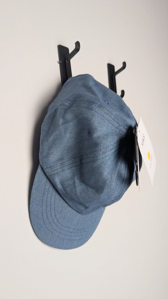 NEW M&S Plain Denim Kids Baseball Cap - Unisex 12-18 Months Little Ones Preloved Used, Preloved, Preworn Baby, Girls & Boys Clothes. Kids & Children's second hand Clothing UK Online. Cheap affordable. Brands including Next, Joules, Nutmeg Morrisons, TU, F&F, H&M.