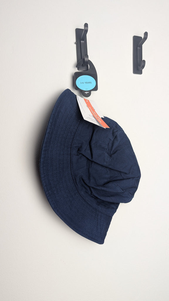 NEW M&S Plain Navy Bucket Hat - Unisex 12-18 Months Little Ones Preloved Used, Preloved, Preworn & Second Hand Baby, Kids & Children's Clothing UK Online. Cheap affordable. Brands including Next, Joules, Nutmeg Morrisons, TU, F&F, H&M.